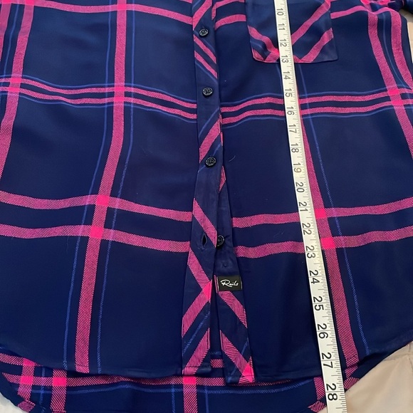 Rails navy and pink plaid shirt - Picture 11 of 13